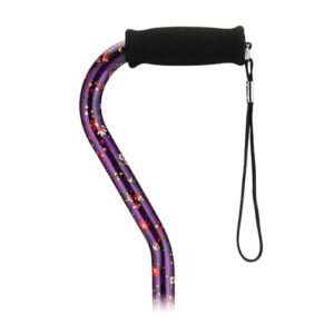CANE OFFSET WITH STRAP- PURPLE BLISS