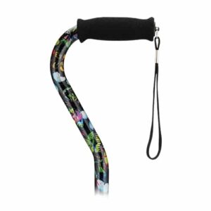 CANE OFFSET WITH STRAP BUTTERFLIES