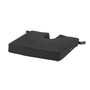 3 INCH COCCYX FOAM CUSHION WITH COVER FOR 18 INCH X 16 INCH  WHEELCHAIR