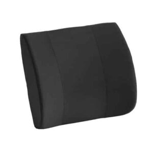 MEMORY FOAM LUMBAR CUSHION WITH COMPOSITE BOARD INSERT