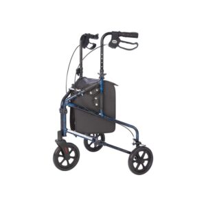 Rally Lite - Aluminum 3 Wheel Walker With Tote - Blue