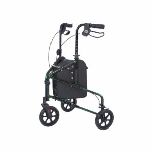 Rally Lite - Aluminum 3 Wheel Walker With Tote - Green