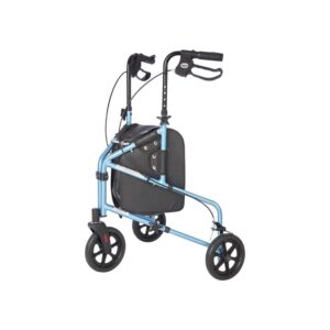 Rally Lite - Aluminum 3 Wheel Walker With Tote - Sky Blue