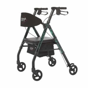 Royal Universal - Aluminum 4 Wheel Rollator With Universal Height Adjustment - Green