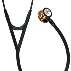3M? Littmann? Cardiology IV? Stethoscope - (Limited Edition) Black Tube / High-Polish Copper Chestpiece / Black Stem / Black Headset