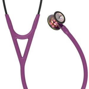 3M? Littmann? Cardiology IV? Stethoscope - Plum Tube / Violet Stem / Black Headset / Rainbow Chestpiece