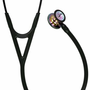 3M? Littmann? Cardiology IV? Stethoscope - Black Tube / High-Polish Rainbow Chestpiece / Smoke Stem / Smoke Headset