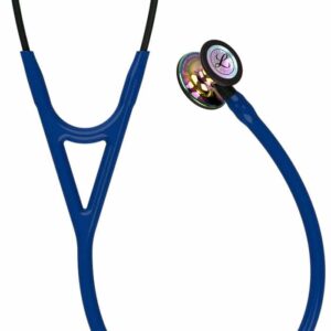 3M? Littmann? Cardiology IV? Stethoscope - Navy Tube / High-Polish Rainbow Chestpiece / Black Stem / Black Headset