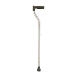 Extra Tall Cane w/ Swaneck Handle SILVER
