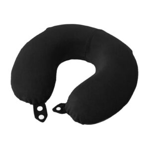 Travel Neck Pillow Memory Foam - Black