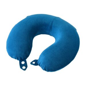 Travel Neck Pillow Memory Foam - Blue