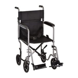 TRANSPORT CHAIR -19 INCH HAMMERTONE WITH SWINGAWAY FOOTRESTS