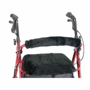 SEAT AND BACK COVER FOR ROLLING WALKERS - BLACK PUMA