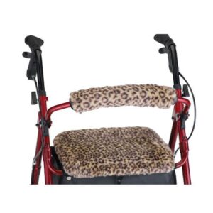 SEAT AND BACK COVER FOR ROLLING WALKERS - SAFARI CHEETAH