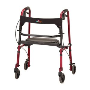 CRUISER DE-LIGHT ROLLING WALKER - RED