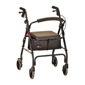 CRUISER DELUXE ROLLING WALKER -  BLACK