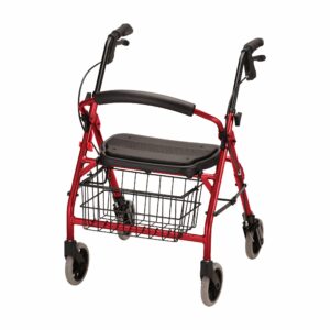 CRUISER DELUXE JR. ROLLING WALKER- RED