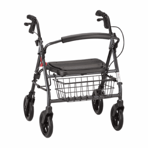 MINI MACK HEAVY DUTY ROLLING WALKER - BLUE
