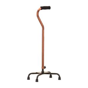 Large Base Quad Canes WITH OFFSET- BRONZE