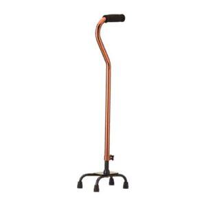 Small Base Quad Canes WITH OFFSET- BRONZE