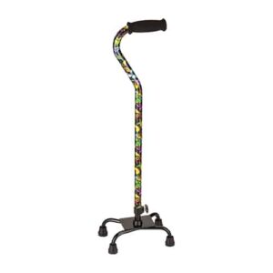 Euro Quad Cane - BUTTERFLIES