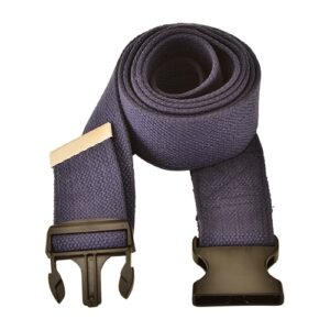 52" GAIT BELT WITH PLASTIC BUCKLE- BLUE