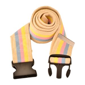 52" GAIT BELT WITH PLASTIC BUCKLE - Stripes