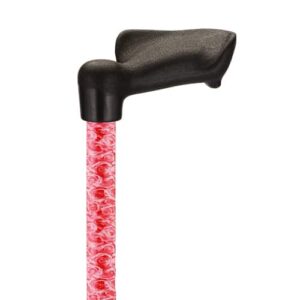CANE WITH PALM HANDLE (LEFT) - ROSES