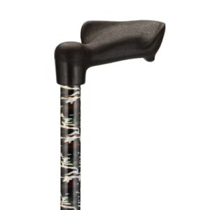 CANE WITH PALM HANDLE (LEFT) - CAMOUFLAGE