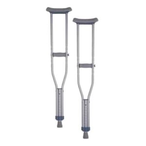 Tall Aluminum Crutch PUSHBUTTON
