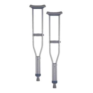Adult Aluminum Crutch PUSHBUTTON