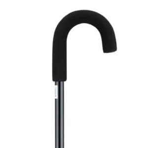 CANE FULL CURVE HANDLE- BLACK
