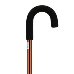 CANE FULL CURVE HANDLE- BRONZE