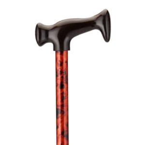 CANE T-GRIP MAHOGANY SWIRL