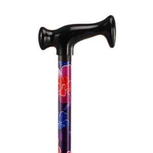 CANE T-GRIP MAUI FLOWERS